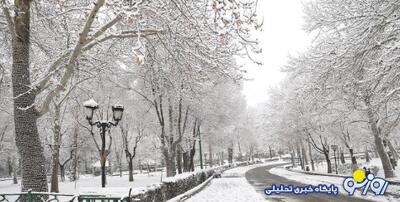  برف زیبا در تهران