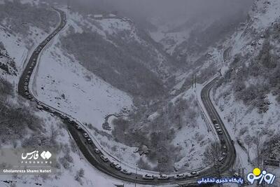  تصاویر کندوان زیبا محصور در برف