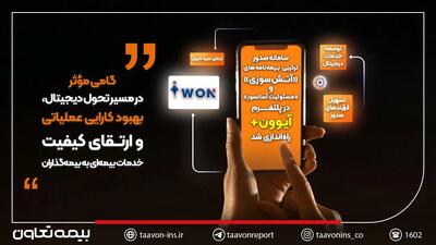  سامانه صدور ترکیبی بیمه‌نامه‌های «آتش‌سوزی» و «مسئولیت آسانسور» در پلتفرم آیوون+ راه‌اندازی شد