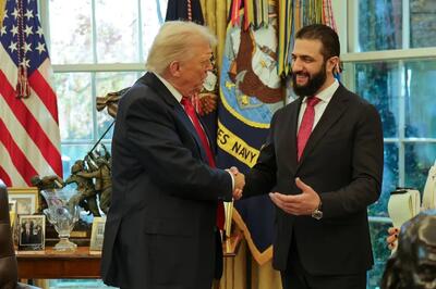  تعریف و تمجید ترامپ از رییس سوریه به خاطر حمله به نیروهای قسد
