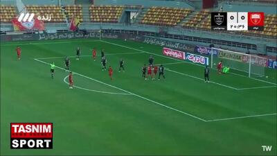 گل اول فولاد به پرسپولیس را ببینید + ویدیو