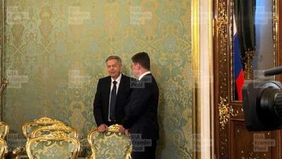  کوستیوکوف، رئیس هیئت روسیه در ابوظبی، در کرملین