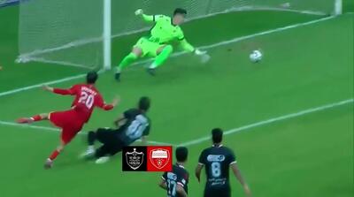 خلاصه بازی فولاد 3 - پرسپولیس 1