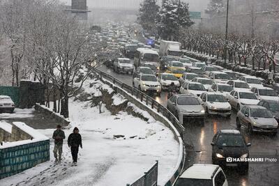 زمان بارش برف در تهران مشخص شد