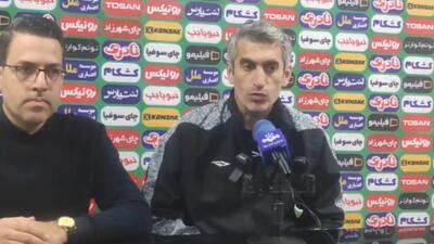 جباری: بازی با تراکتور از لحاظ روحی به ما ضربه زد