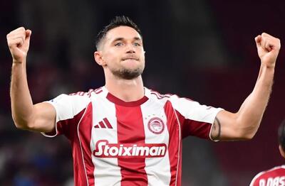  یک مهاجم از المپیاکوس رفت