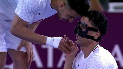 گل سوم ایران به مالزی (طیبی)