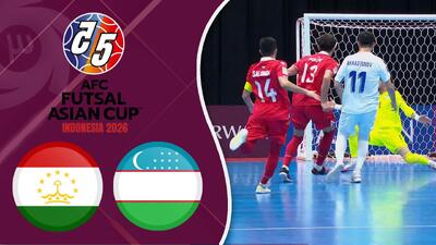 خلاصه بازی ازبکستان 0 - تاجیکستان 0
