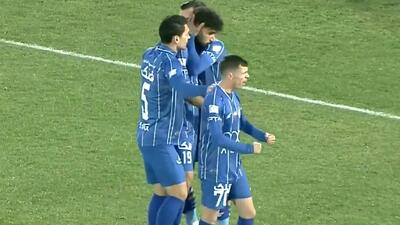 گل اول استقلال به استقلال خوزستان توسط فلاح