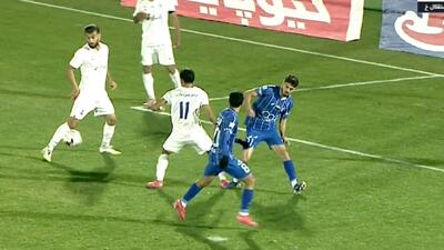 صحنه مشکوک به پنالتی در محوطه استقلال خوزستان