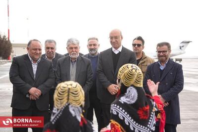  وزیر فرهنگ و ارشاد اسلامی وارد کرمانشاه شد