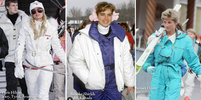 با دیدن این تصاویر قدیمی هوس برف و برف‌بازی می‌کنید؛ زنان مشهور در پیست اسکی - چی بپوشم