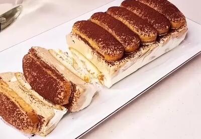  طرز تهیه کیک بستنی تیرامیسو، آسان و خوشمزه !