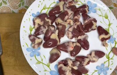  طرز تهیه خوراک دل مرغ فوری / خوراک دل مرغ اقتصادی و خوش طعم