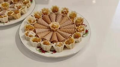  طرز تهیه حلوای زعفرانی با نان تارت، خوشمزه و مجلسی !