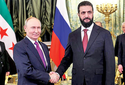 الشرع در آغوش کرملین