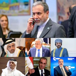 گفت‌وگوی تلفنی عراقچی با وزرای خارجه ۶ دولت منطقه طی شبانه‌روز گذشته/ تشریح مواضع ایران در قبال تحولات اخیر/ طرفین بر ضرورت توجه به پیامدهای تحولات جاری بر امنیت منطقه، تأکید کردند