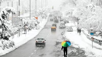  برف و کولاک در راه ایران + نقشه