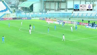 گل اول ملوان به چادرملو + ویدئو