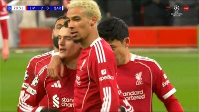 گل دوم لیورپول به قره باغ (فلورین ویرتز)