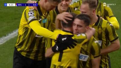 گل اول غیرت به آرسنال (جورجینیو)