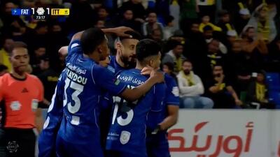 گل اول الفتح عربستان به الاتحاد (مراد باتنا - پنالتی)