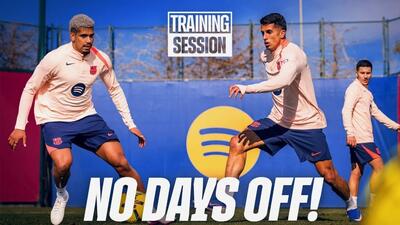 ادامه تمرینات بارسلونا بدون توقف بعد از بازی با کپنهاگن