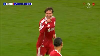 گل ششم لیورپول به قره باغ (کیه زا)