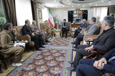 دیدار رییس فدراسیون فوتبال با استاندار کردستان