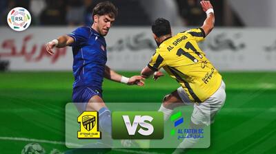 خلاصه بازی الفتح عربستان 2-2 الاتحاد