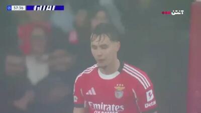 ویدیو: گل دوم رئال مادرید به بنفیکا توسط امباپه