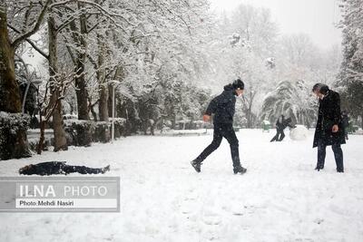 بارش برف و باران در بیشتر مناطق کشور