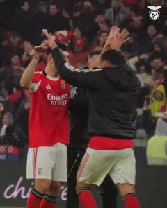 ویدئو: طوفان شادی در لیسبون؛ جشن بنفیکا پس از درهم کوبیدن رئال