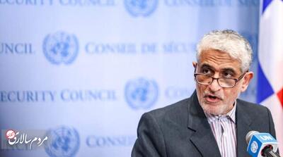 ایروانی: تهدید صریح رئیس‌جمهور آمریکا علیه ایران نقض آشکار منشور ملل متحد است - مردم سالاری آنلاین