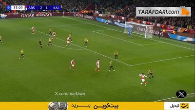 کار تیمی زیبای بازیکنان آرسنال؛ گل گابریل مارتینلی به غیرت (آرسنال 3-1 غیرت آلماتی) - پارس فوتبال