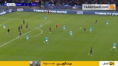 گل راسموس هویلون به چلسی (ناپولی 2-1 چلسی) - پارس فوتبال