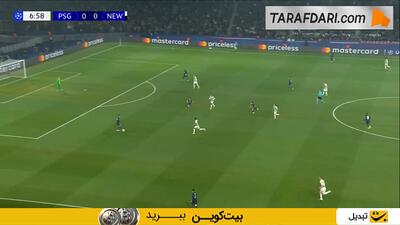 گل ویتینیا به نیوکاسل (پاری سن ژرمن 1-0 نیوکاسل) - پارس فوتبال