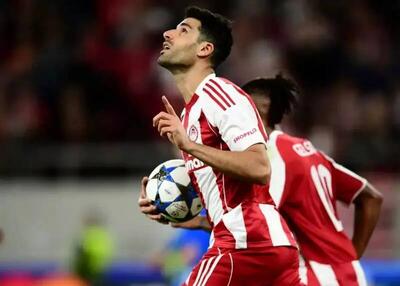 فیلم/ پاس گل مهدی طارمی؛ گل اول المپیاکوس به آژاکس - پارس فوتبال