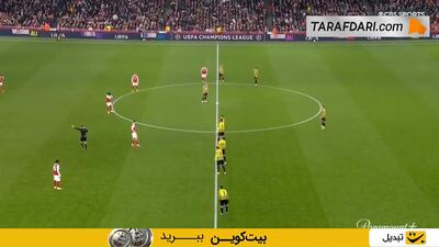 خلاصه بازی آرسنال ۳-۲ غیرت (لیگ قهرمانان اروپا - 26-2025) - پارس فوتبال