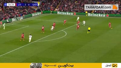 گل هوگو اکیتیکه به قره باغ (لیورپول 4-0 قره باغ) - پارس فوتبال