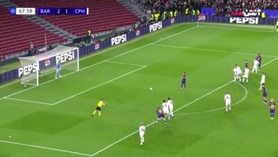ویدیو: گل سوم بارسلونا به کپنهاگن توسط رافینیا - پارس فوتبال