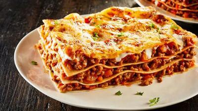  فیلم طرز تهیه لازانیا گوشت و قارچ مرحله به مرحله