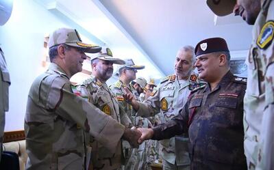  فرماندهان مرزبانی ایران و عراق کنترل مرزهای مشترک را بررسی کردند