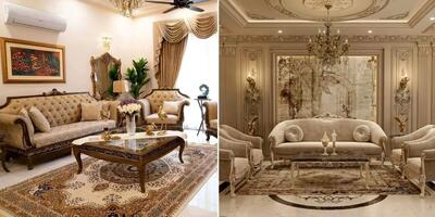  انواع و اقسام مدل مبلمان کلاسیک؛ آشنایی با سبک مبل باروک، فرانسوی و چستر/بهترین رنگها