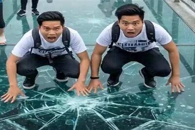  معماری طبیعت؛ پل شکست یکی از برادرای دوقلو رو عزادار کرد