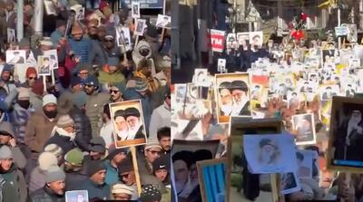 تظاهرات مردم هند در واکنش به تهدید به ترور رهبر انقلاب