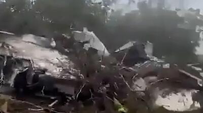 تصاویر سقوط هواپیما در کلمبیا و مرگ 15 سرنشین