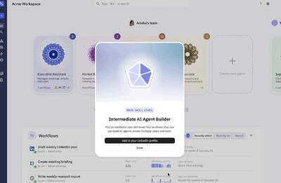  پلتفرم لینکدین امکان نمایش مهارت برنامه‌نویسی با هوش مصنوعی را فراهم کرد