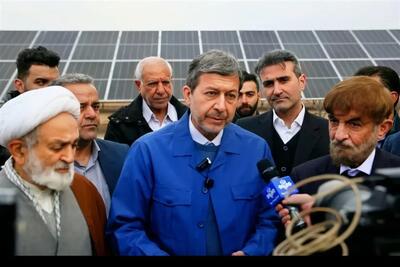  نیروگاه خورشیدی 8.5 مگاواتی در اصفهان افتتاح شد
