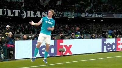 گل دوم ناپولی به چلسی (هویلوند)